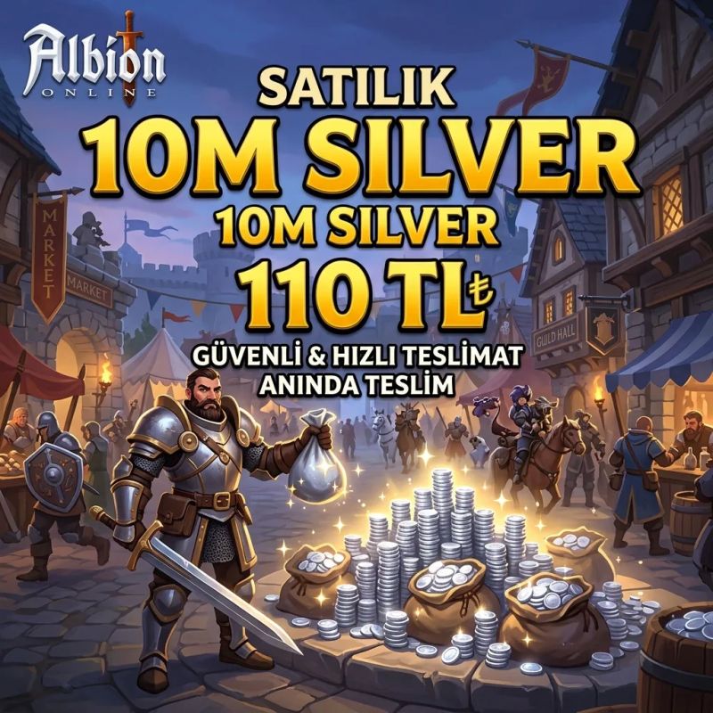 10M Albion Online Silver Eu