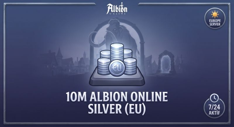 [CHEAPEST] ALBION ONLINE 10M SILVER (EU) ⚡